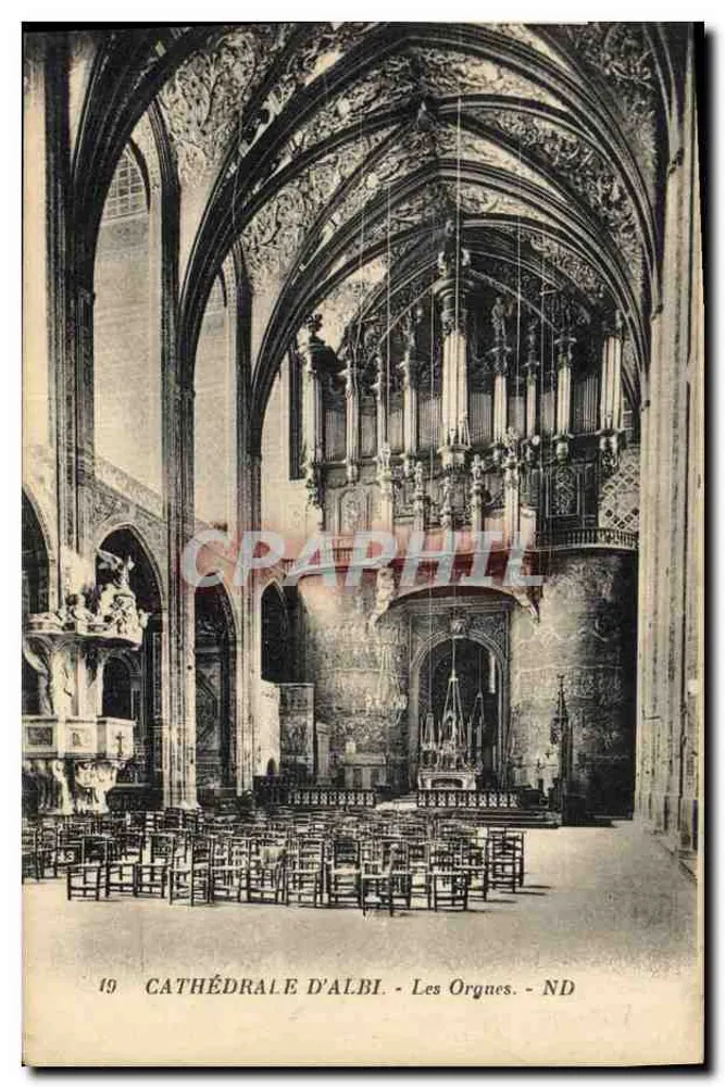 Cathédrale d'Albi — Les Orgues — ND - Voorkant