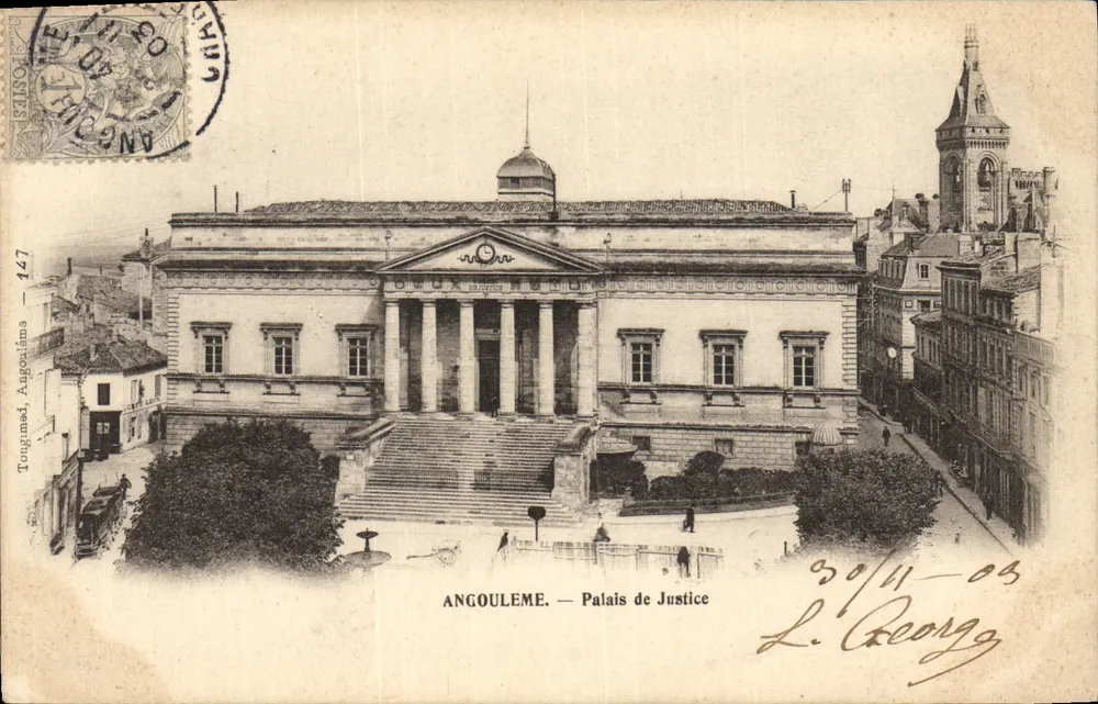 Angoulême — Palácio de Justiça — Tougimel Angoulême, n°147 - Frente