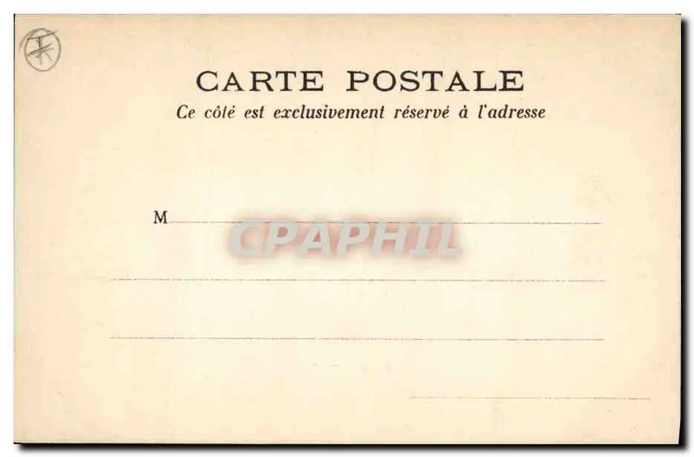Paris — Der Löwe von Belfort — Nationale Verteidigung - Rückseite