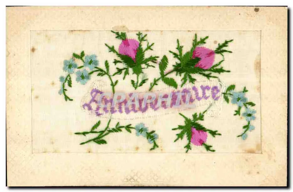 Fiori ricamati — 'CRAPAPHIL' — editore CRAPAPHIL, n° A - Recto