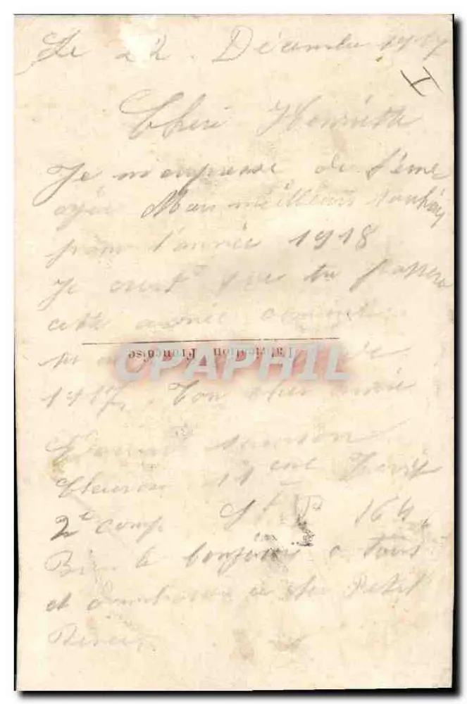Ave e flores — Boa Ano — carta de boas-vindas - Verso