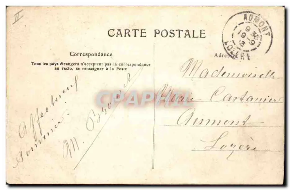 Aurillac — La Préfecture — éditeur Librairie Pahdel, St-Céré (Lot) - Verso