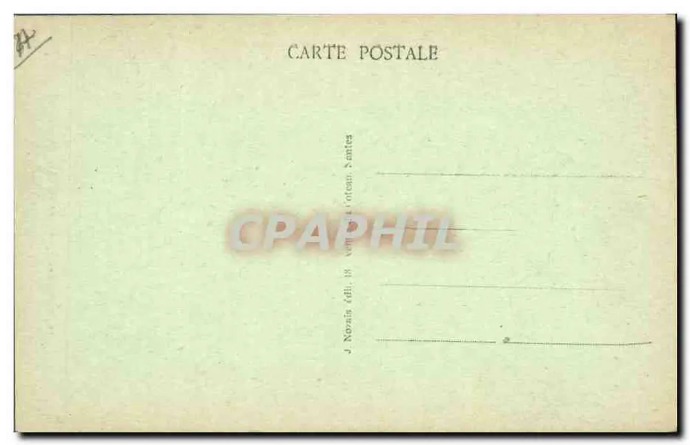 Traje de VANNES — Morbihan — Editor J. Névanis, n°40 - Verso