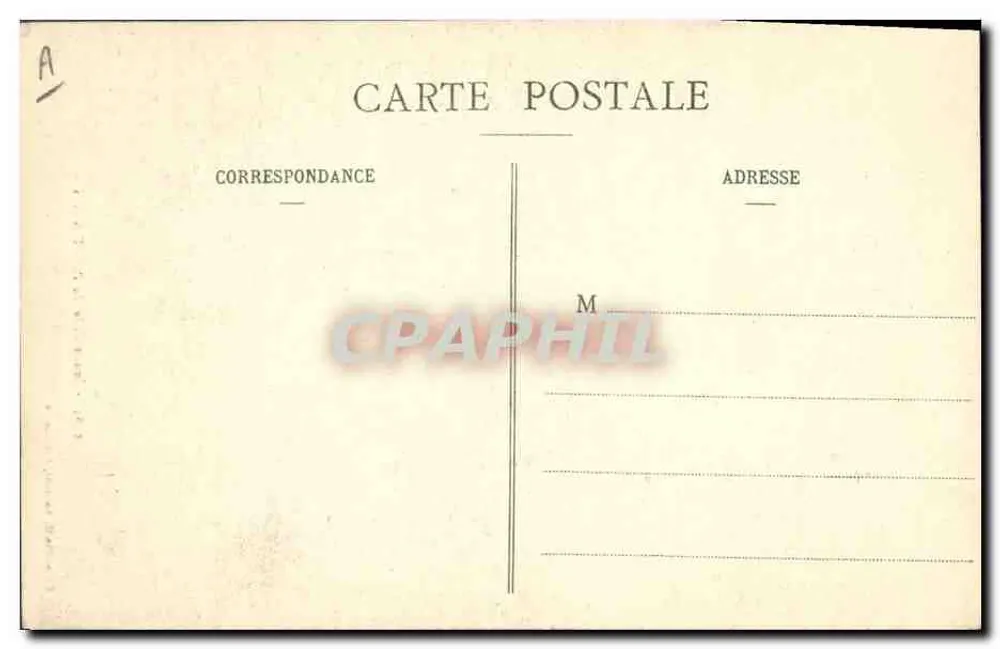Junge Frau aus PONT-AVEN — Sammlung H. Laurent, Port-Louis — n° 3584 - Rückseite