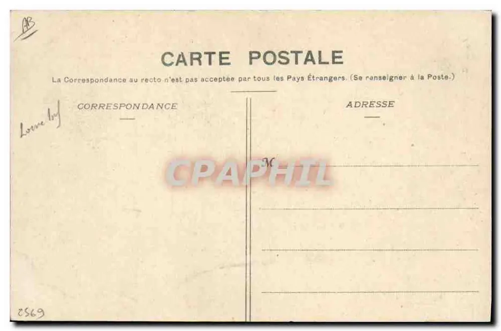 Getrouwd in Bourg de Batz — Collectie Vilmard, Quimper - Achterkant