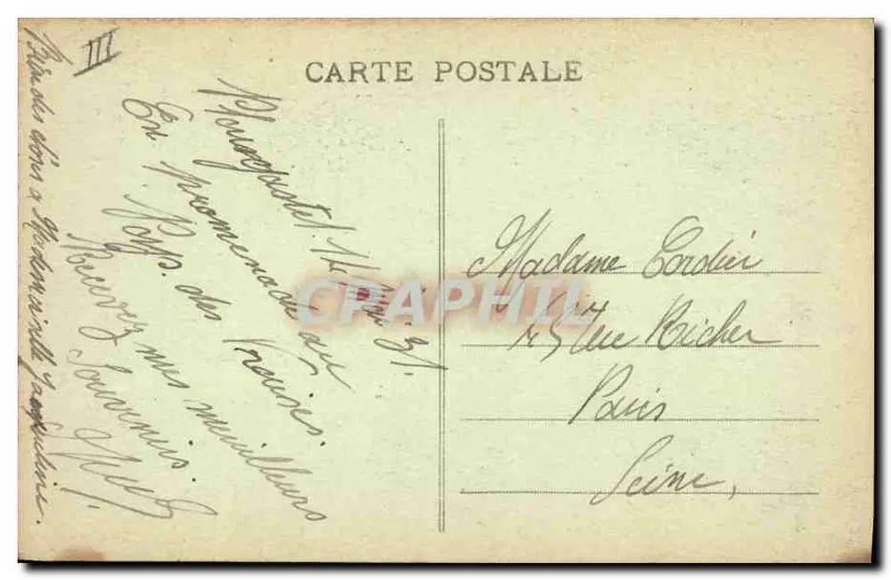 Toilette de Cérémonie - Plougaastel-Daoulas — Cell. E. Hamon, St-B. - Rückseite