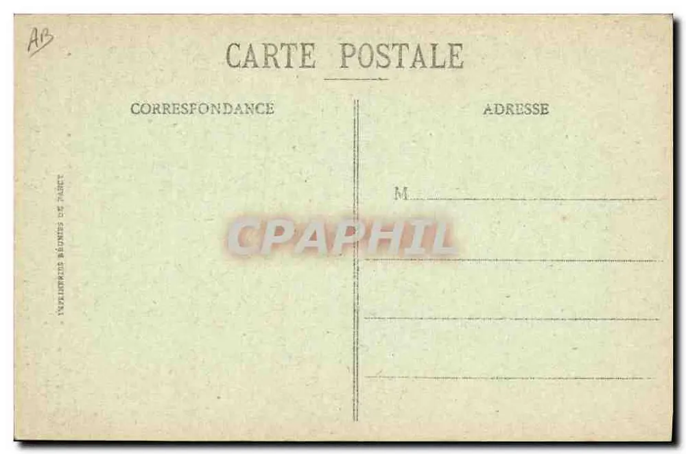 Lorient - Diante do Lit-Clos — Coleção H. Laurent Port-Louis, n° 1889 - Verso