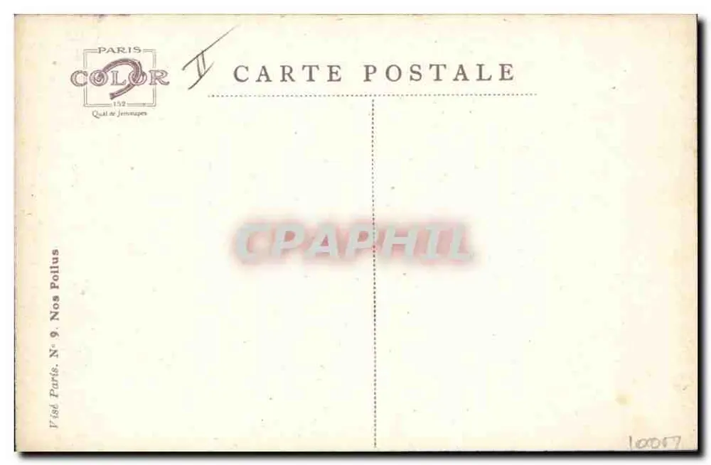 Soldat, der eine Pfeife raucht — Paris, Januar 1915 — Herr Pupuis - Rückseite