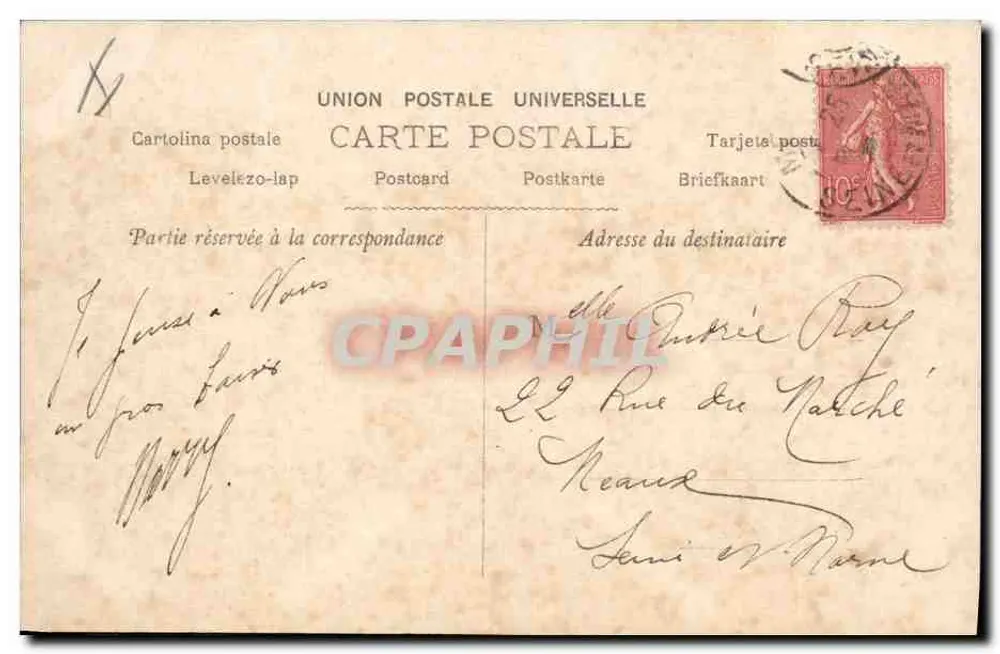 Mitzi Dalti — Retrato em traje oriental — Paul Burger, Paris, n°1413 - Verso
