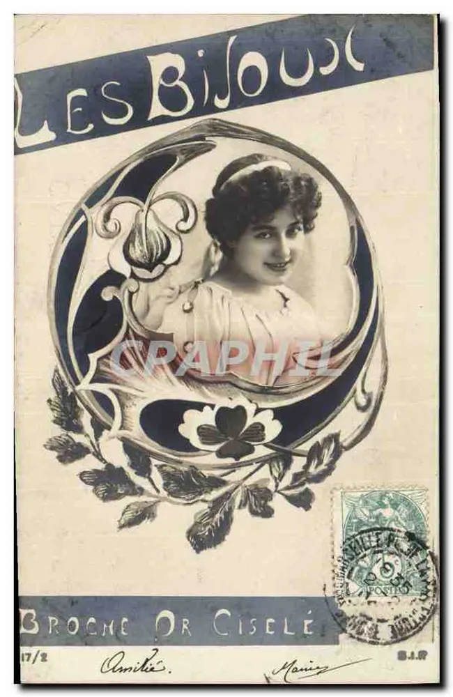 Broche de Ouro Ciselado — Publicidade para Joias — S.I.R. n°17/2 - Frente