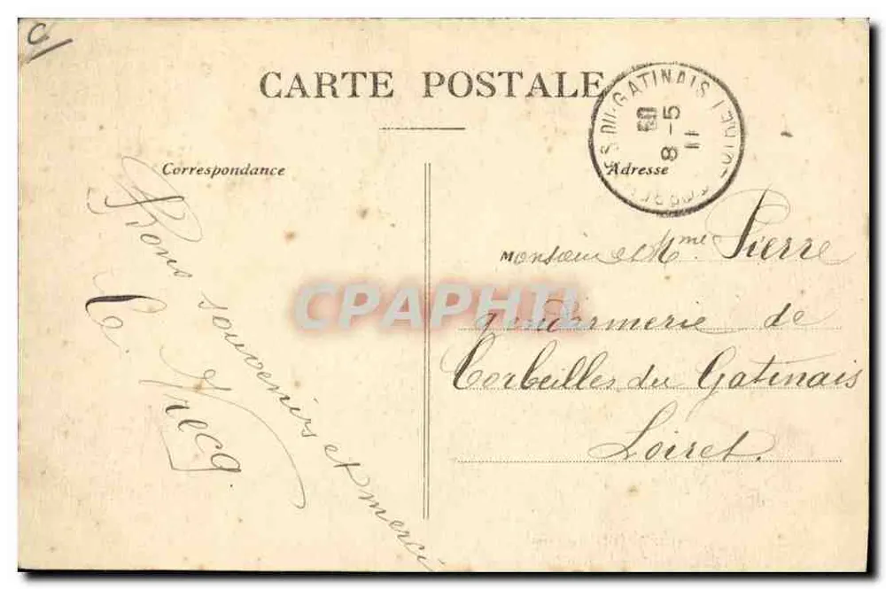 Umgebung von Flers — Le Chatellier-Saint-Clair — Gesellschaft der Stahlwerke Frankreichs — Schacht n°2 - Rückseite