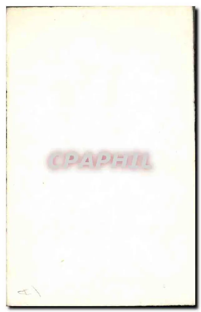 Mädchen mit einem Kaninchen — Aquarellillustration — unbekannter Verlag - Rückseite