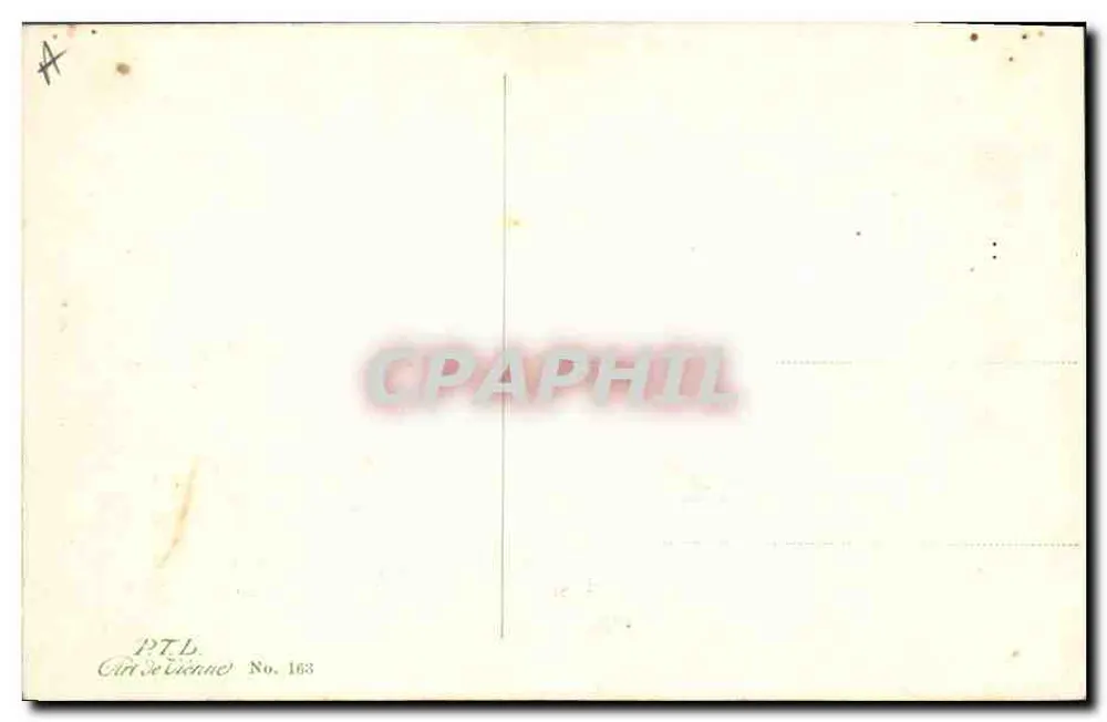 Landschaft mit Schafen und Hühnern — Verlag P.T.L. Art de l'Éclaireur, n° 163 - Rückseite