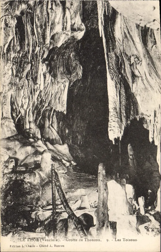 Thouzon-Höhle — Die Wolle — Edition L. Chaillé, Foto J. Bascou - Vorderseite