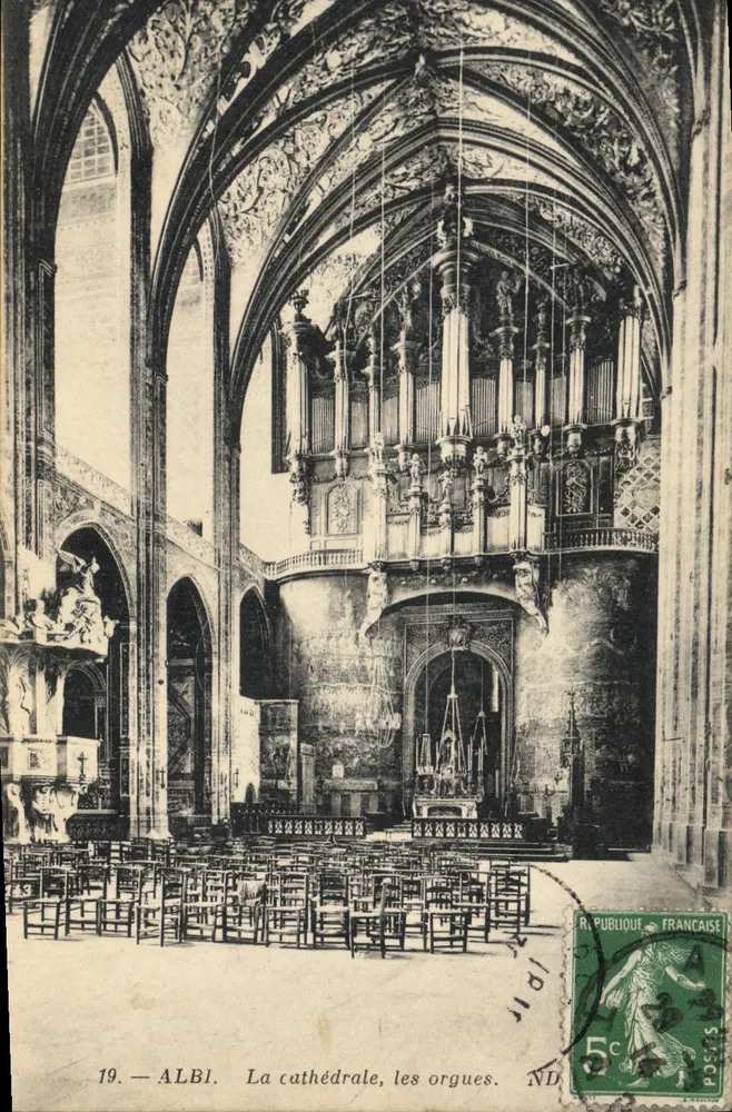 Albi — Die Kathedrale, die Orgeln — ND - Vorderseite