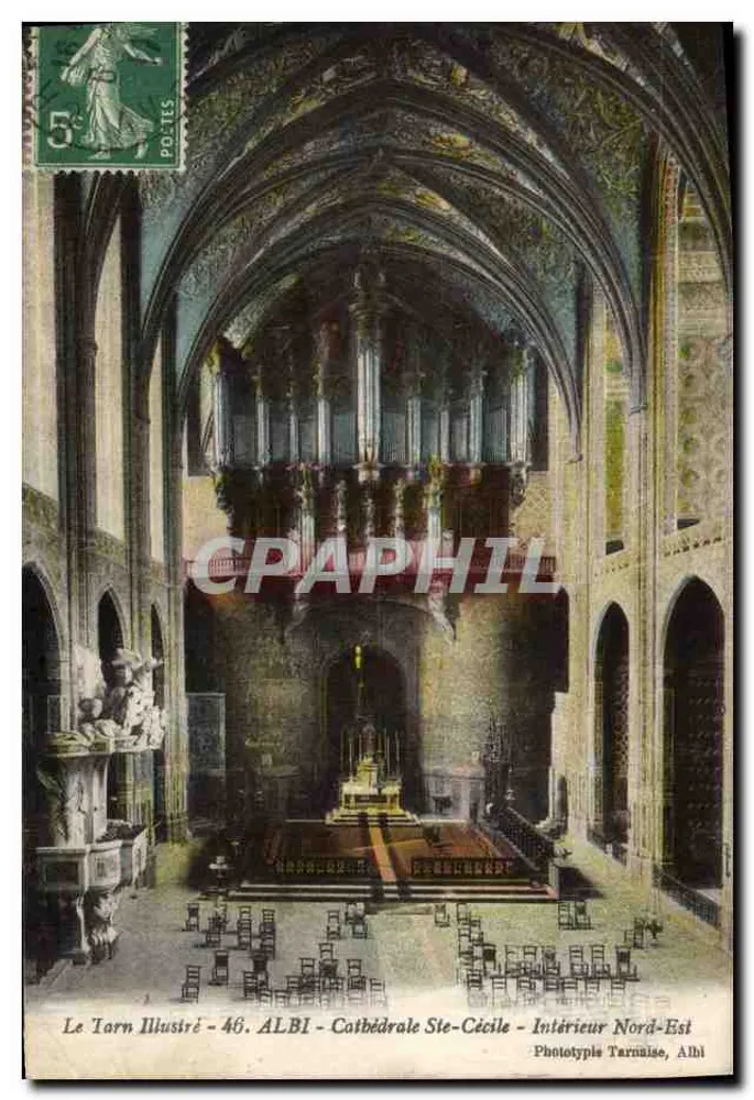 Albi - Kathedrale Saint-Cécile - Nordosten — Tarnaise Phototype, Albi, Nr. 46 - Vorderseite