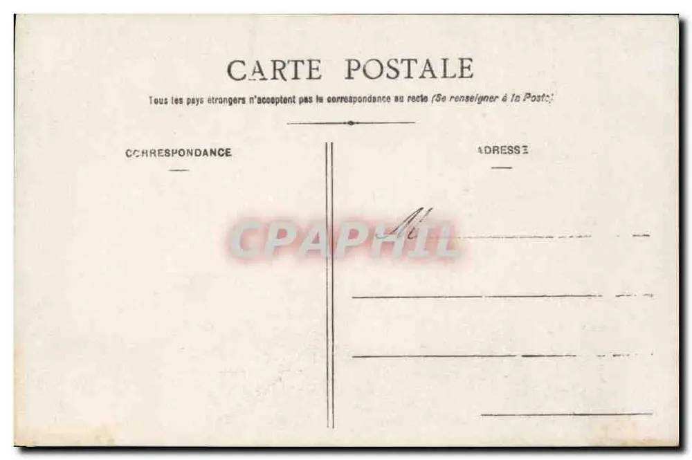 Baby ergreift eine Vase — Paris — Verlag Paris, Nr. 477 - Rückseite