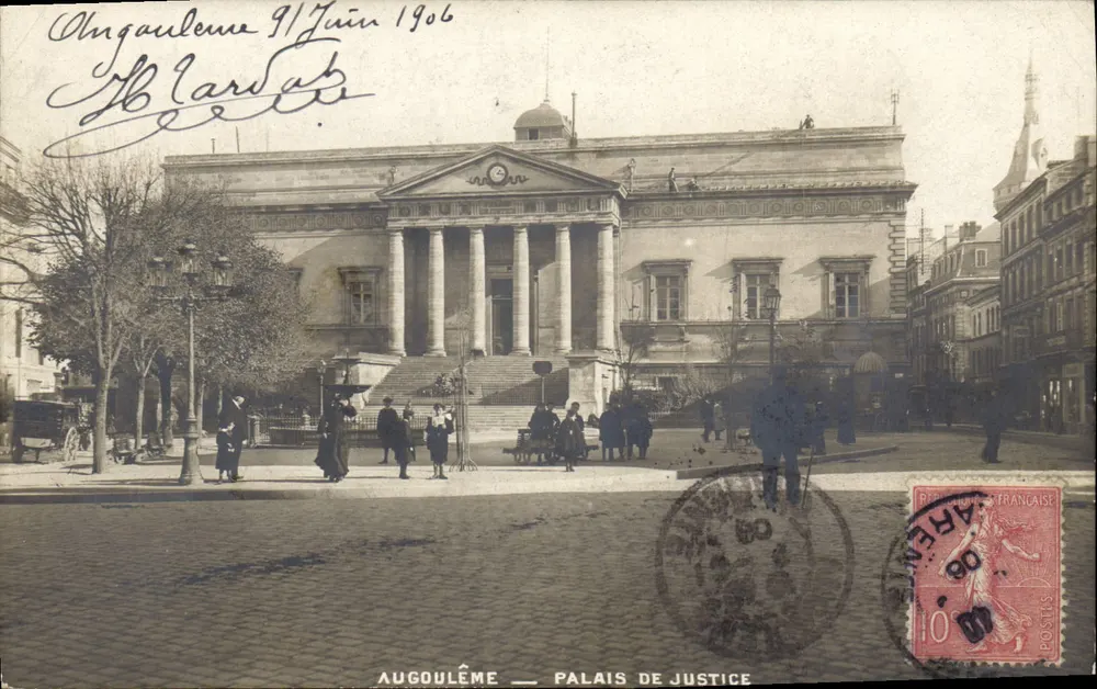Augouleme — Paleis van Justitie — H. Cardat - Voorkant