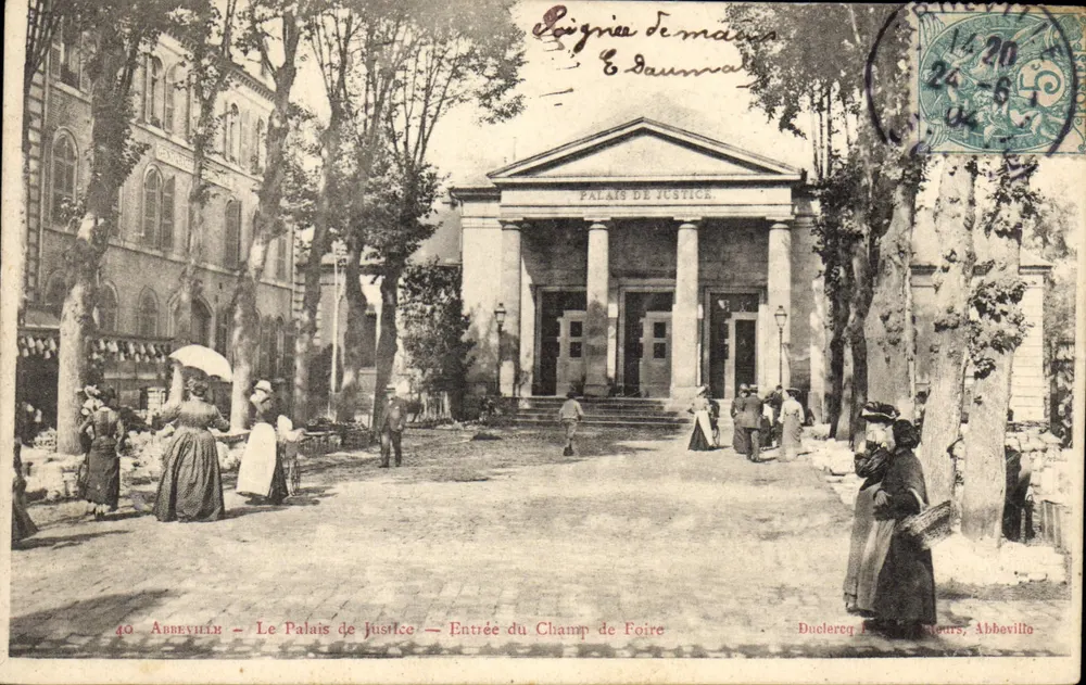 Abbeville — Das Palais de Justice — Eingang zum Messegelände — Duclereq & Cie, Abbeville - Vorderseite