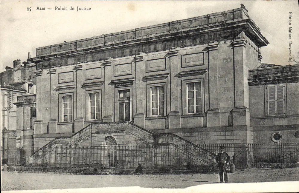 Albi — Palácio de Justiça — Edição Maison Universelle, n°35 - Frente