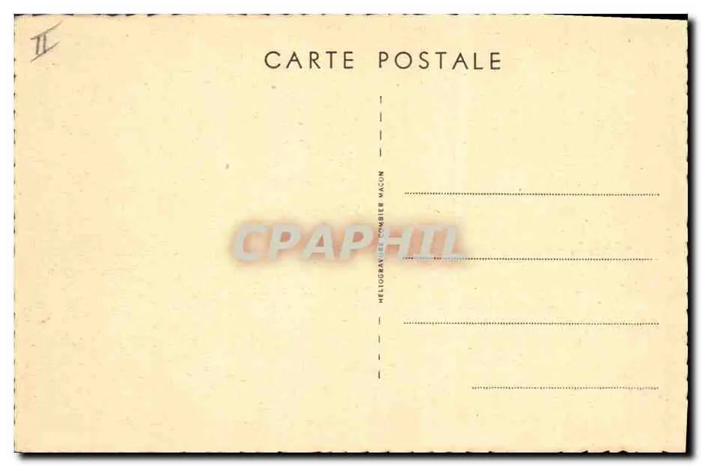 Corpo da Marinha "Aleyon" — navio de guerra — Héliogravure Combier Macun - Verso