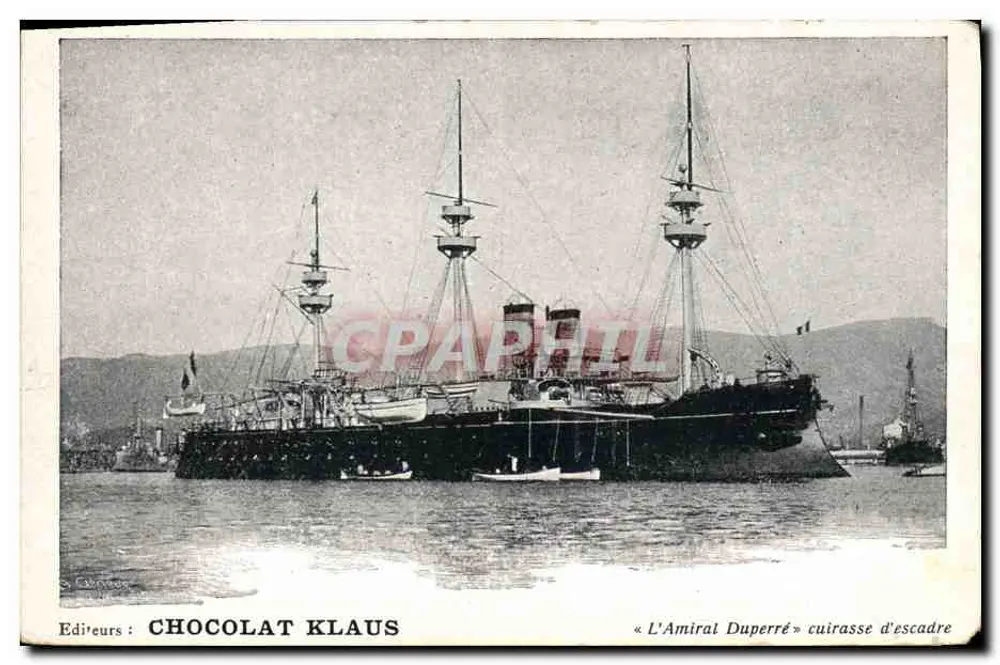 Der Admiral Duperré — Schlachtschiff der Flotte — Verlage: CHOCOLAT KLAUS - Vorderseite