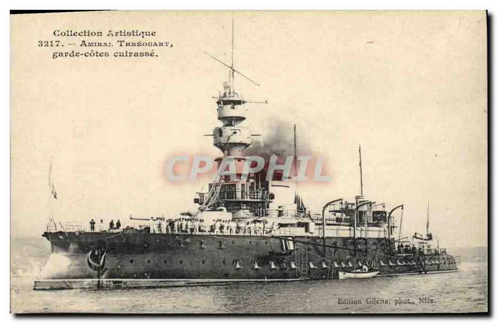 Admiral Thiréouart — gepanzerte Küstenwache — Gilelta Edition, photo, Nice - Vorderseite