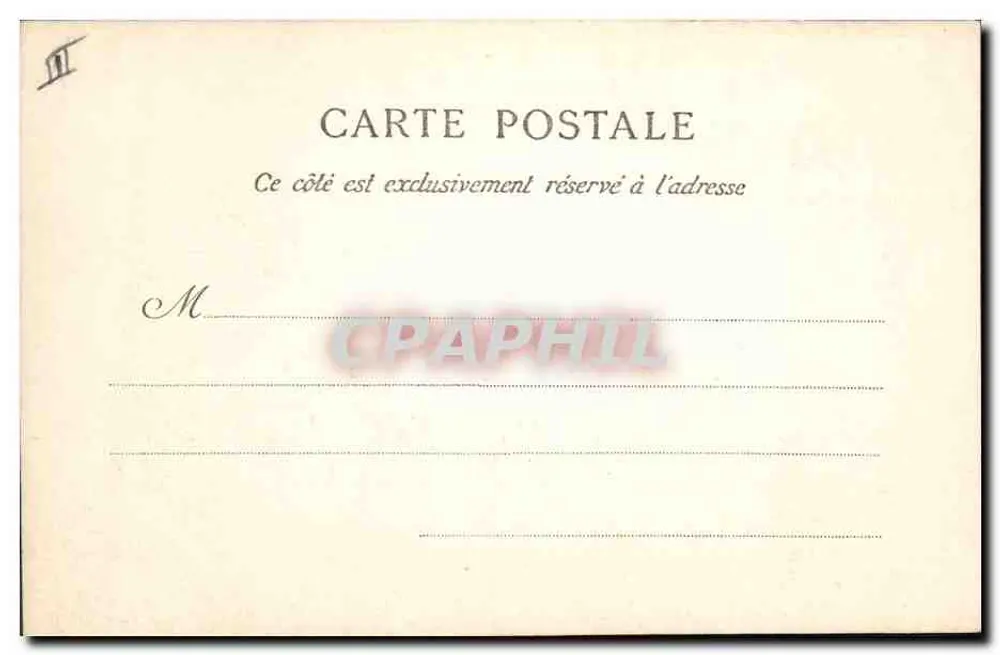 Alençon — A Prefeitura — A C.P.A. Paris - Verso