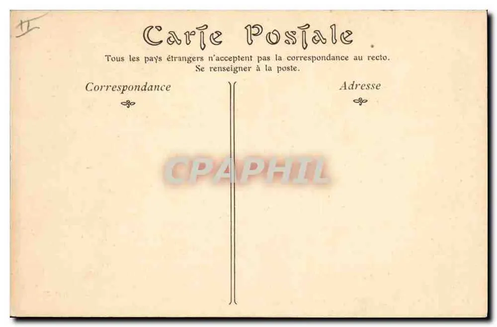 Amiens — A Prefeitura — N.D. Blanchard, n°10 - Verso