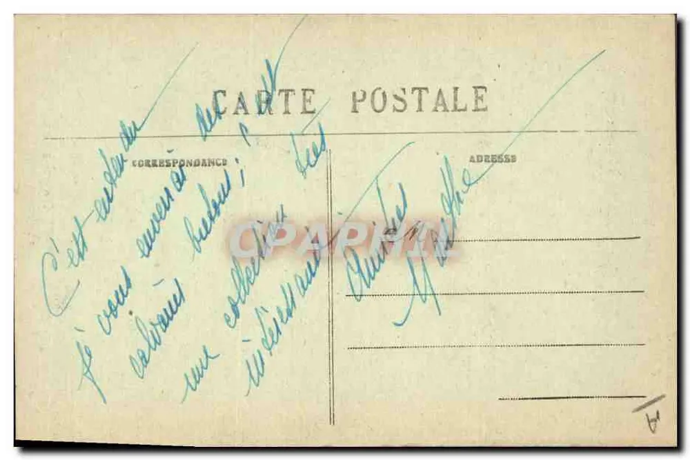 Menina dos Arredores de Quimper — Coleção Villard, Quimper, n° 4049 - Verso