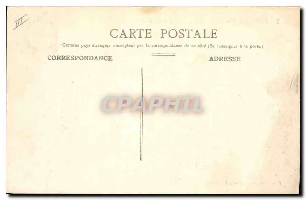 St-ÉTIENNE — Chantegrillet. École des Mines. - Rückseite