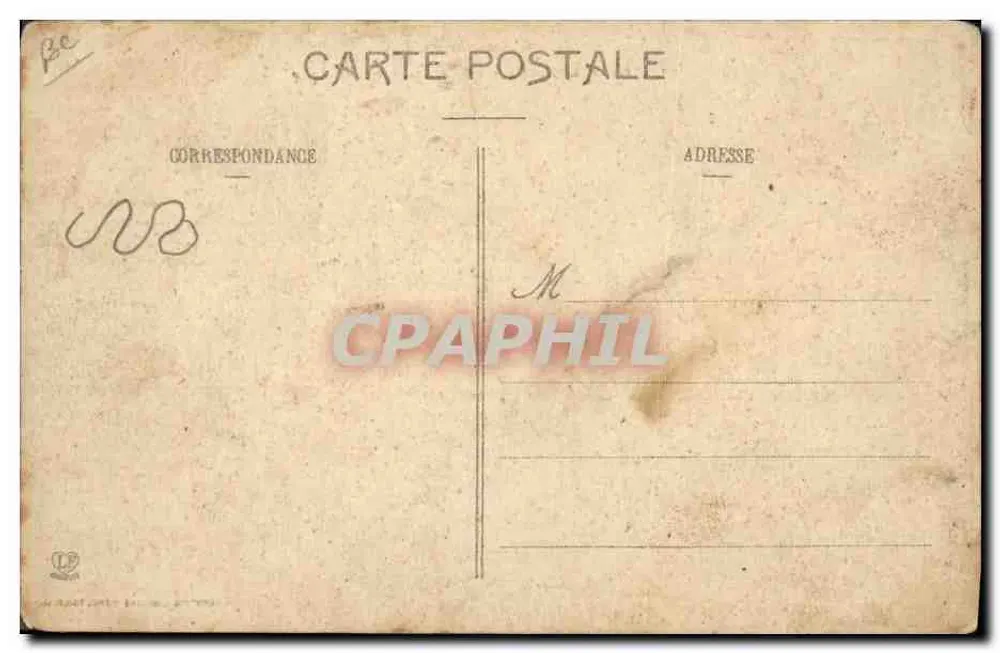 Décazeville - Ansicht des Kohlesiebs — Aveyron, Phototypie Labeuche, Ménil-Valdaine - Rückseite