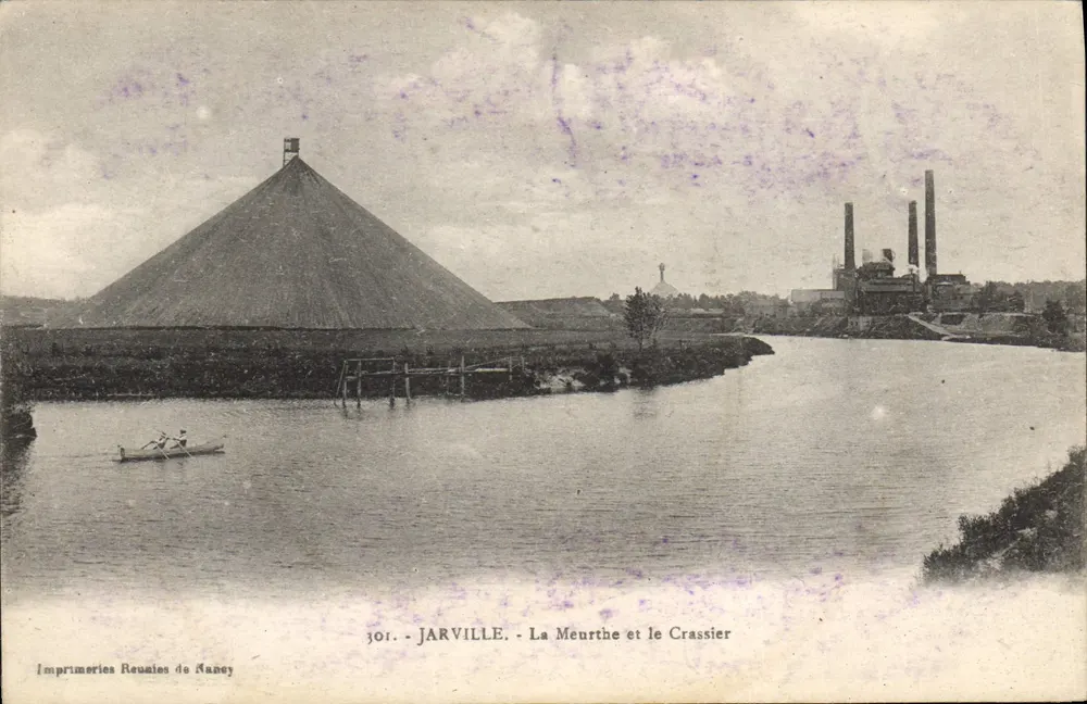 Jarville - Die Meurthe und der Crassier — Imprimeries Réunies de Raney, n° 301 - Vorderseite
