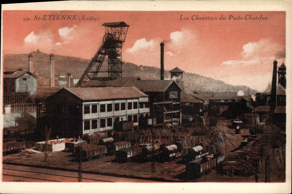 St-ÉTIENNE (Loire) — Os Chantiers do Puits Chatelus — n°29 - Frente