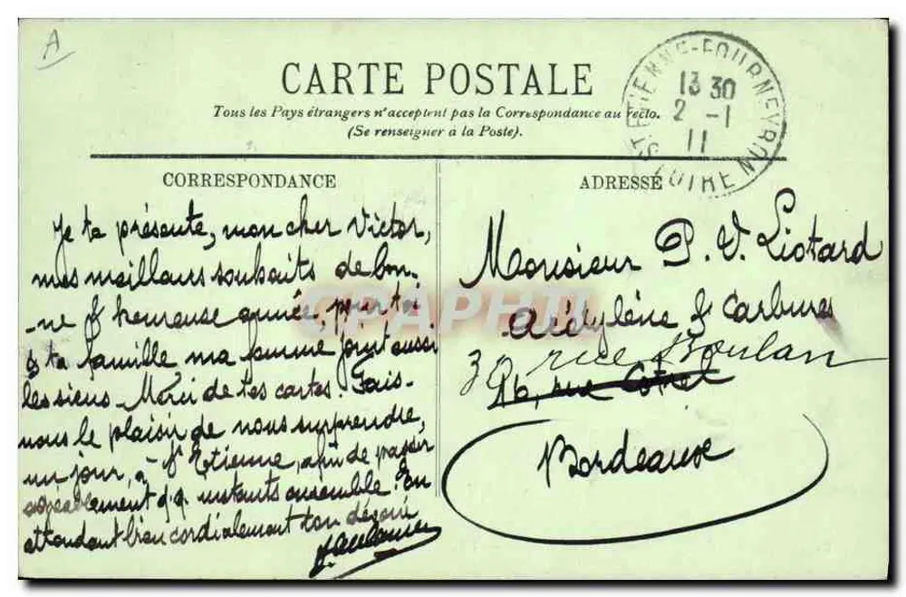 Saint-Étienne — Puits du Treuil — LL. - Verso