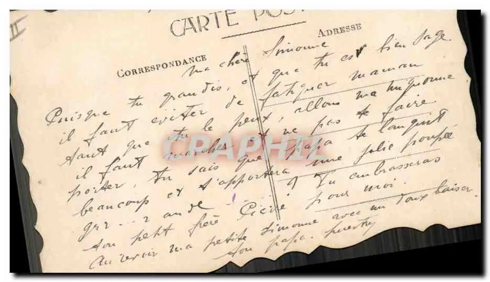 Violette und Schwalben — Erinnerung an die Somme 1916 — Sapa - Rückseite