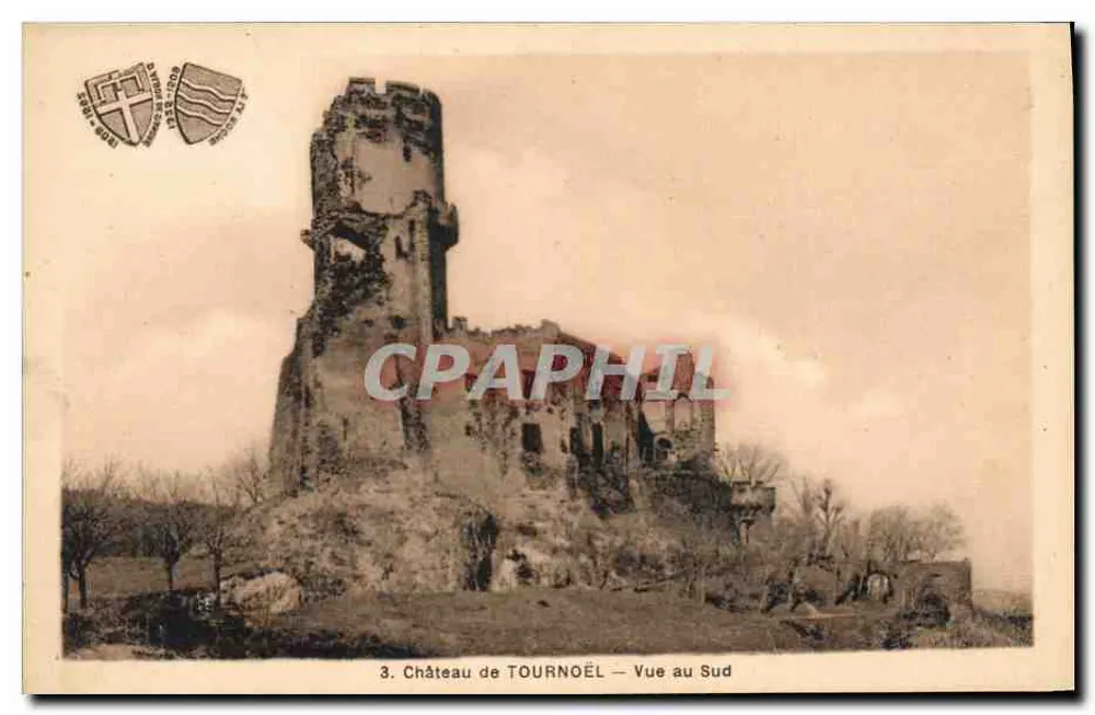 Château de TOURNOËL — Vue au Sud — Édition spéciale du château de Tournoël - Vorderseite