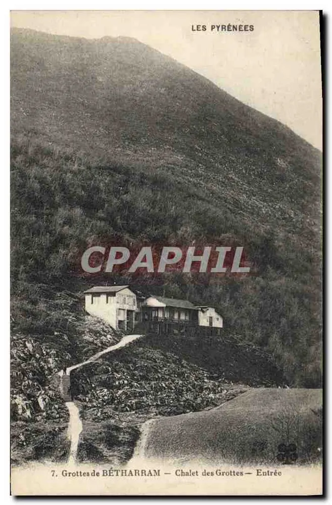 Grutas de BÉTHARRAM — Chalet das Grutas — Entrada — Os Pirineus - Frente