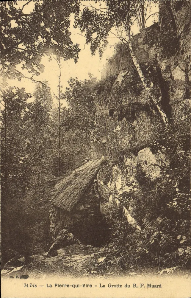 La Pierre-qui-Vire — Die Höhle des R.P. Muard — Verlag E. P. 74 bis - Vorderseite