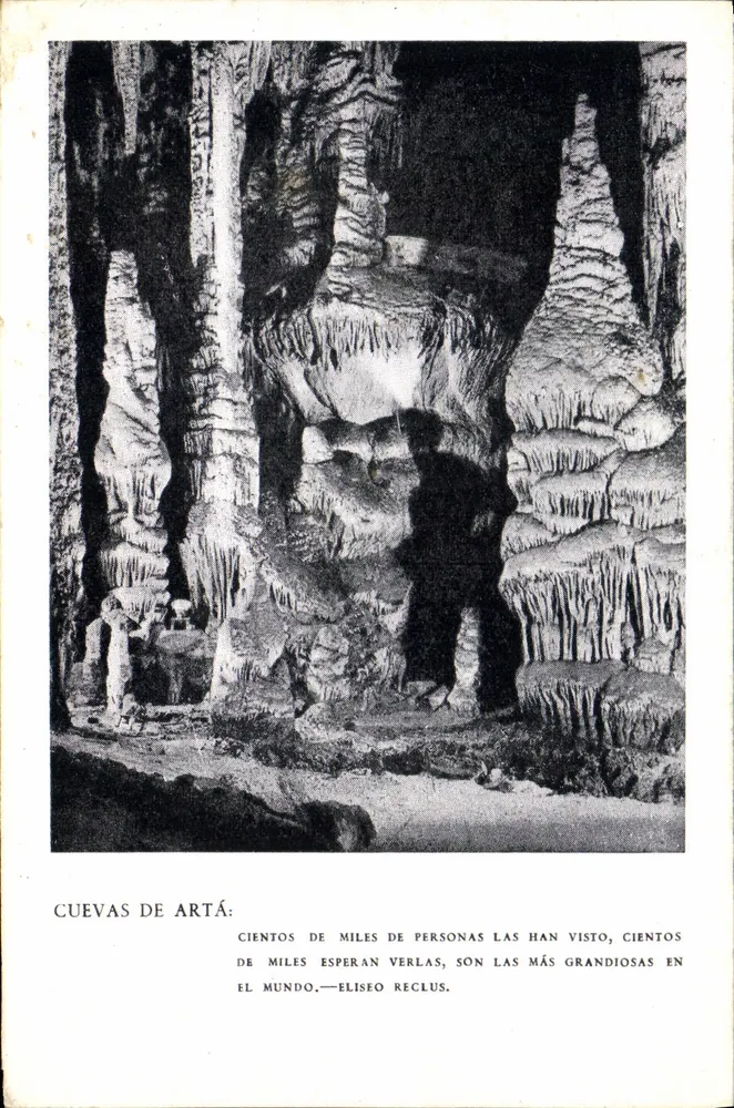 Cuevas de Artá — Grutas espetaculares — TIP-LIP, Nueva Baleaar - Frente