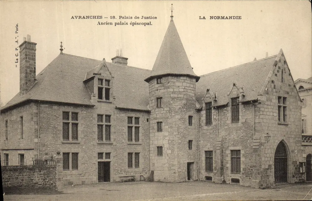 Avranches — Ehemaliges Episkopalkloster. Gerichtsgebäude — Die C.P.A. Paris, n°18 - Vorderseite