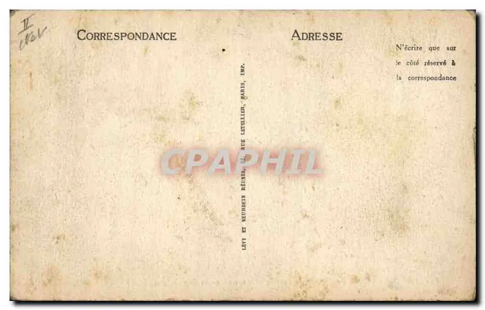 Aurillac — Le Palais de Justice et Avenue de la République — LL, n° 103 - Rückseite