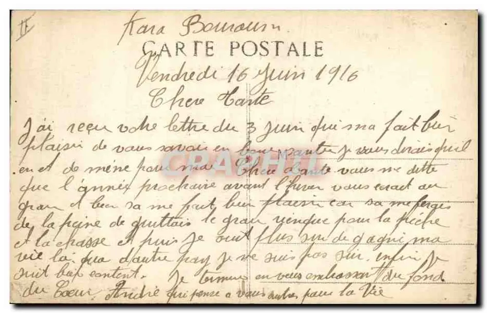 Admiral Charner — Schwerer Panzerkreuzer, am 6. Februar 1916 an der Küste Syriens torpediert — H. Grimaud et Cie, Paris - Rückseite