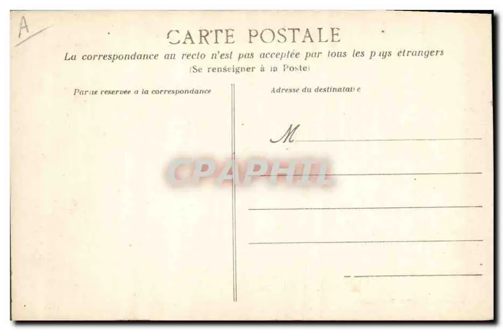 Amiral-Aube, Panzerschiff — Nouvelles Galeries, Saint-Nazaire - Rückseite
