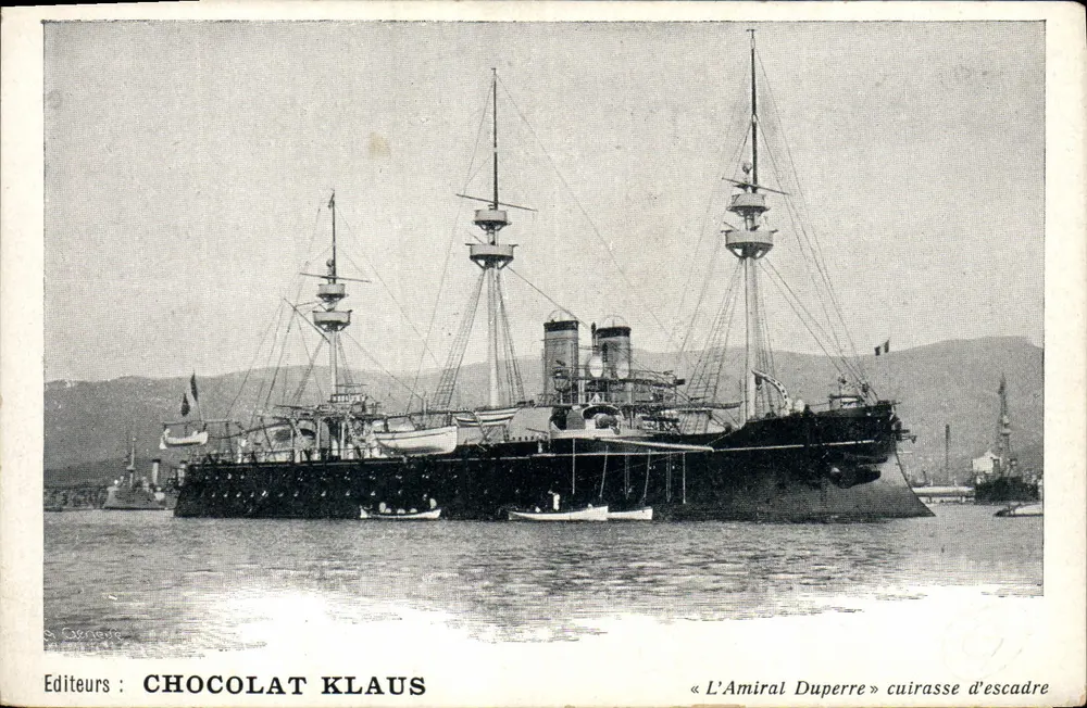Der Admiral Duperré — Schlachtschiff der Flotte — Verlage: CHOCOLAT KLAUS - Vorderseite