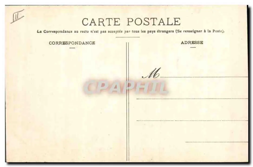Der « Aube », Panzerkreuzer — A. Bougault, Nr. 483 - Rückseite