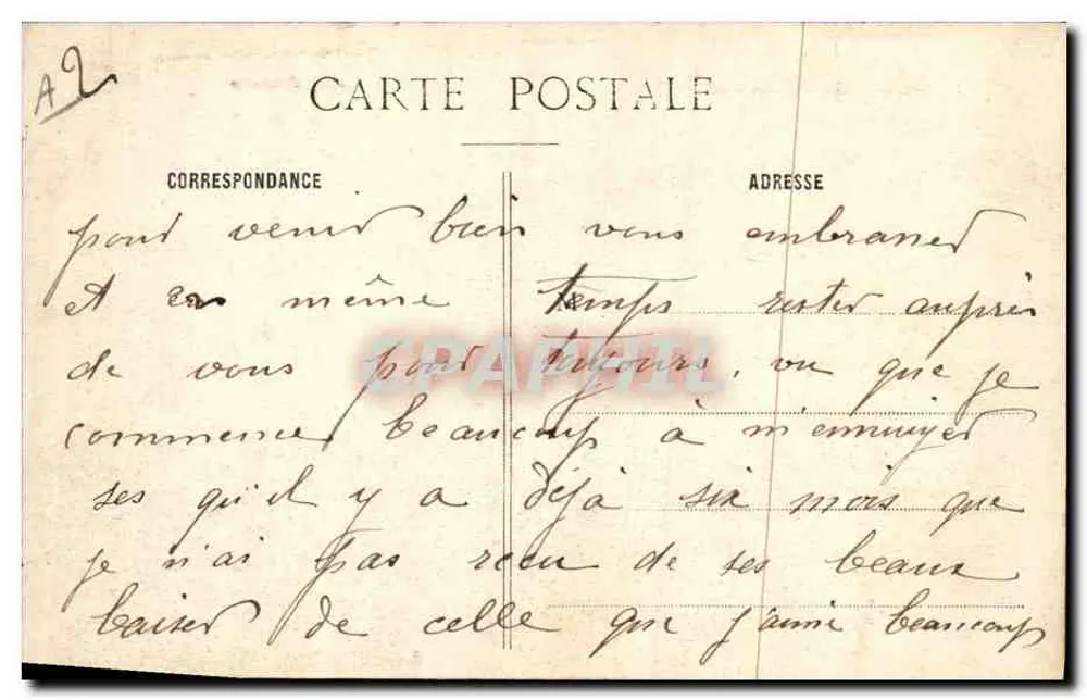 Le Bouvet — Cruzeiro da Marinha Francesa — Editor não identificado - Verso