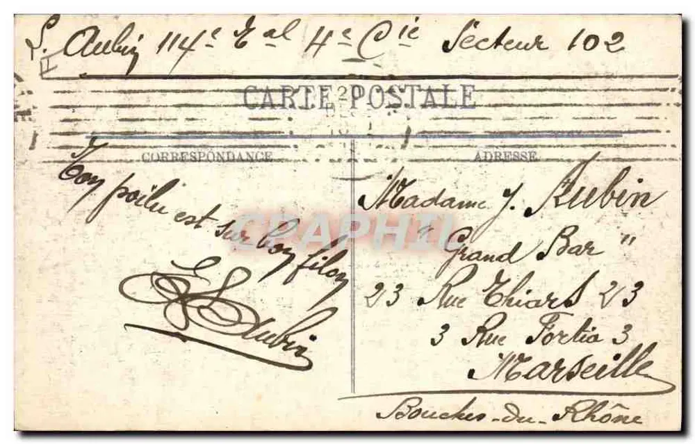Amiens — A Prefeitura — LL. n°41 - Verso