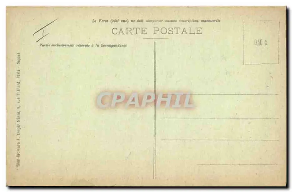 Angers - Die Präfektur - Römische Arcaden entdeckt 1836 — Verlag: Letort - Rückseite