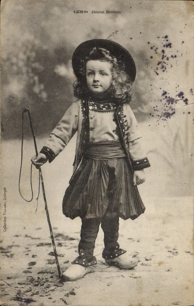 Jonge Breton — Collectie VILLAGET, Quimper — n° 1208 bis - Voorkant